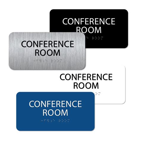 Conference Room Sign with Braille | Alpha Dog ADA Signs