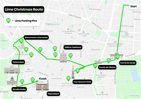 Lime Impulsa Un Mapa Para Moverse En Patinete En Navidad