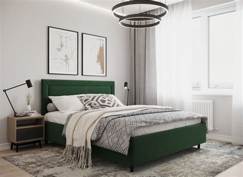 Кровати MOON FAMILY 1258 цвет Зелёный стиль Современный - купить по ...