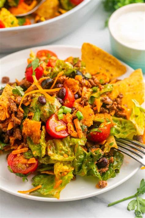 The Best Dorito Taco Salad Little Sunny Kitchen