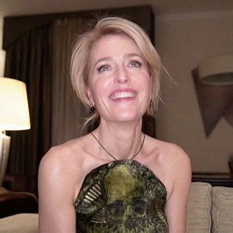 Gillian Anderson Accepts 2021 Golden Globe Award From Prague