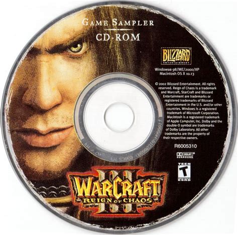 Warcraft Iii Reign Of Chaos Demo Version 2002 Box Cover Art