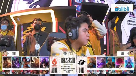 Onic Menang Atas Aura Mpl Mobile Legends Ml Esportsku