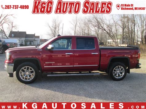 2018 Gmc Sierra 1500 Slt In Richmond Me K And G Auto Sales