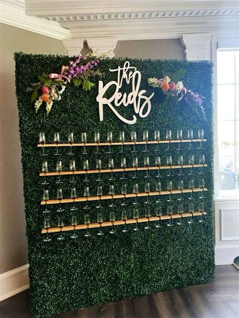 Edgy Wedding Champagne Walls To Try Weddingomania