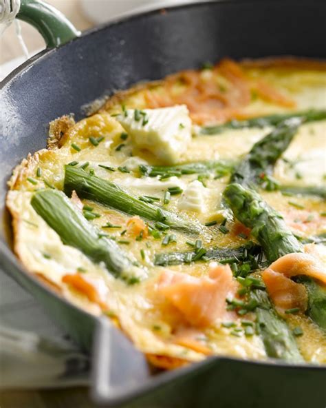 Omelet Met Zalm En Asperges Recept Gezonde Recepten Omelet