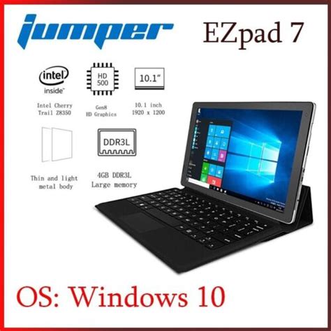 Jumper EZpad 7 2 In 1 Tablet 10 1 Intel X5 Z8350 4GB DDR3 64GB