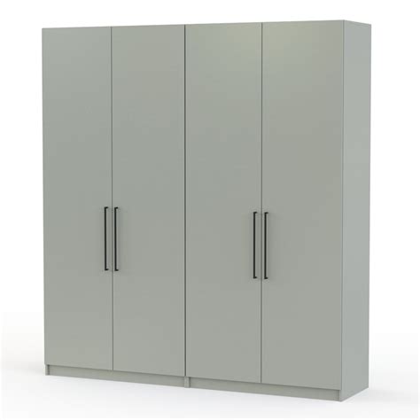 Шкаф распашной BestMebel Остин Лайт 4, 130x60x210 см - купить по ...