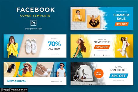 Fashion Facebook Cover Template Zcda63g  Psd