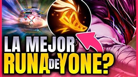 La Mejor Runa Para Yone Challenger Mid Youtube