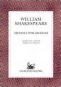 Medida Por Medida Libro De William Shakespeare Rese A Resumen Y