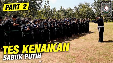 Tes Kenaikan Sabuk Putih PSHT Ranting KALIJAMBE Cabang SRAGEN 30 Mei