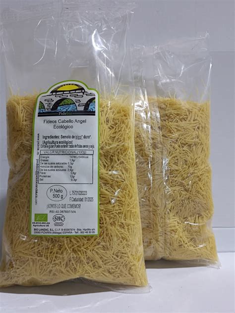 Fideos Cabello De Ngel Ecol Gico Ecotiendas Pidebio