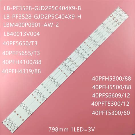 Pcs Led Backlight Strip Para Kdl R D Pft Pft Pfk