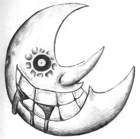 Soul eater moon drawing by WhateverLifeis on DeviantArt