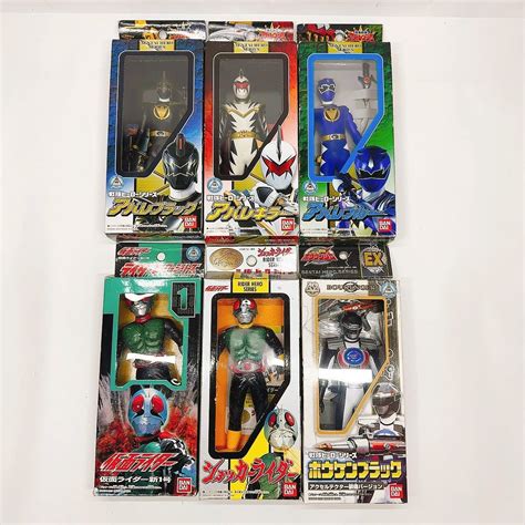 【やや傷や汚れあり】【a2】仮面ライダー新1号 ショッカーライダー ボウケンジャー アバレンジャー ライダーヒーローシリーズ 戦隊ヒーロー