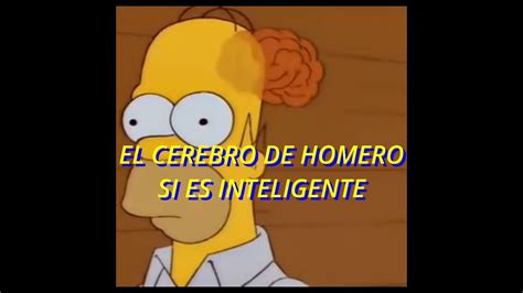 El Cerebro De Homero Es Inteligente Shorts YouTube