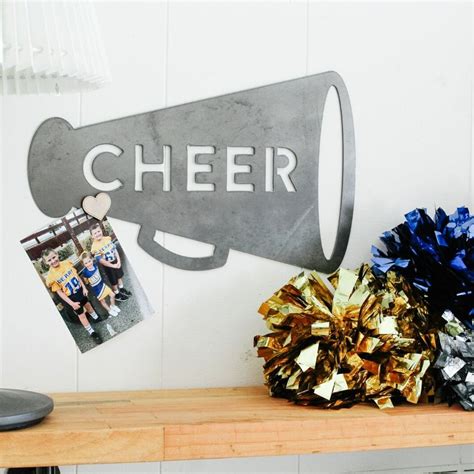 Cheer Megaphone Magnetic Wall Decor Etsy