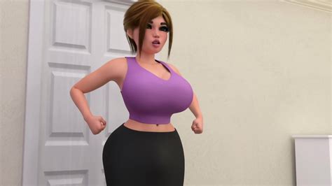 Petite Fille Blonde Baise Sa Mère Aux Gros Seins Avec Sa Grosse Bite Futa Animation De Jeu De