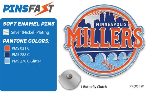 Minneapolis Millers Baseball Pins - Pins Fast