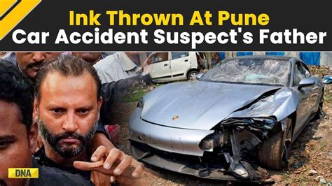 Pune Porsche Accident Ink Thrown At Police Van Carrying Minor Accused