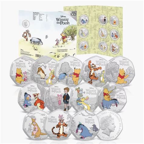 WINNIE THE POOH Disney 100th Anniversary 2023 Limited Edition 12 Coin