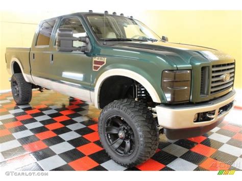 2008 Forest Green Metallic Ford F250 Super Duty Lariat Crew Cab 4x4