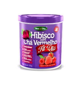 Calorias em 1 porção 200 ml Chá de Hibisco Frutas Vermelhas e