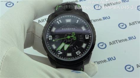 Обзор. Мужские наручные часы Bomberg BS45APBA.045-3.3 - YouTube