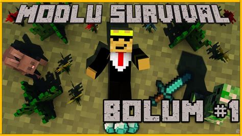 İLK GÜNDEN DEMİR SET OLDUK Minecraft Modlu Survival 2024 Bölüm 1