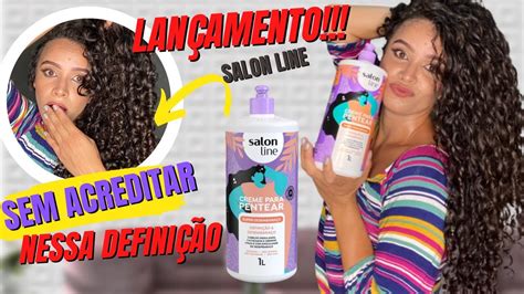 Testei O Creme Super Desembara O Da Salon Line Lan Amento Youtube