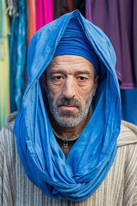 Berber In Blue Photo By Brian Hammonds Morocco Natural Light