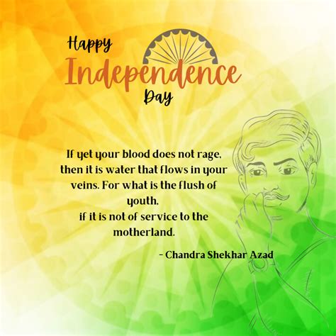 Top Independence Day Quotes, Messages : By Freedom Fighters Of India