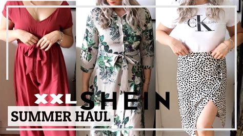 Xxl Shein Sommer Haul Try On Deutsch Youtube