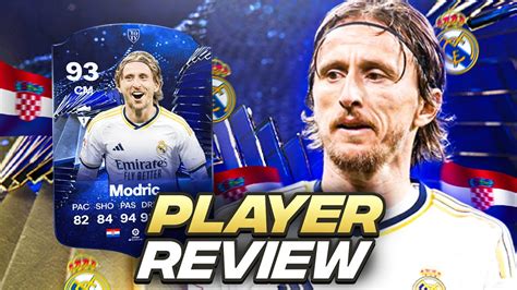 WARRA SBC BY EA 93 TOTY HONOURABLE MENTIONS MODRIC SBC PLAYER REVIEW