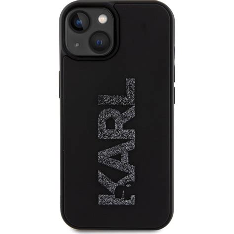 Etui Karl Lagerfeld HardCase 3D Rubber Glitter Logo Do IPhone 15 Plus