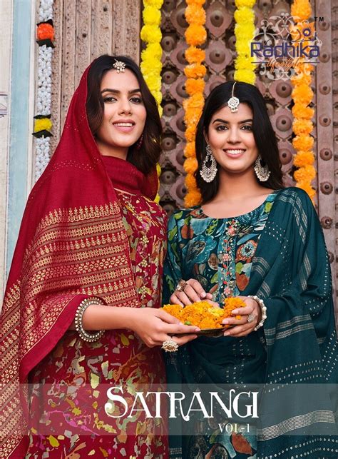 Radhika Lifestyle Satrangi Vol Printed Salwar Kameez Catalog At