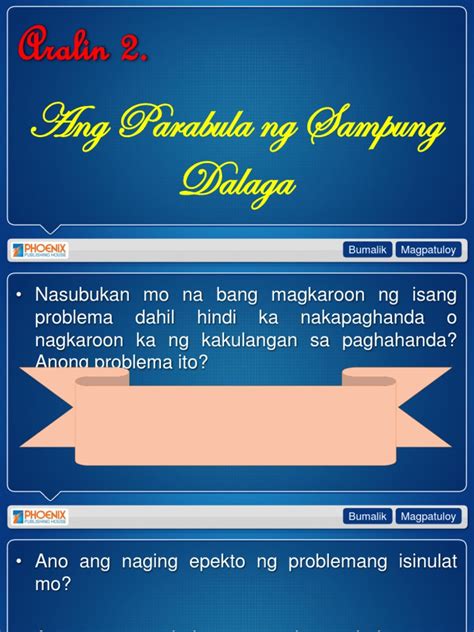 Ang Parabula Ng Sampung Dalaga Pdf