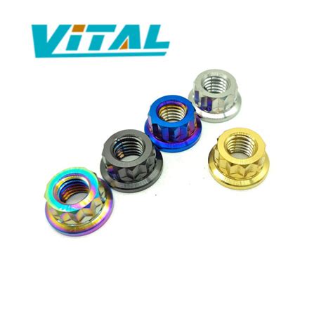 Vitaltitanium Titanium Nuts M M M Hex Nut Hexagon Nut Titanium