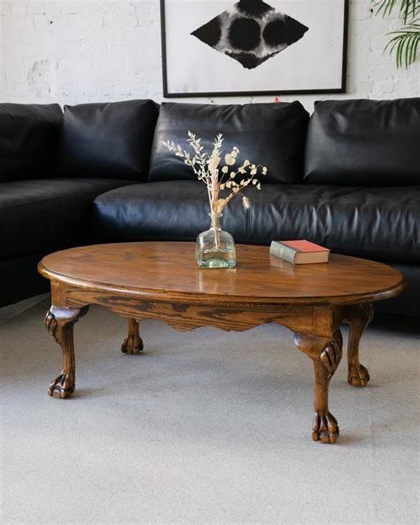 Antique Style Clawfoot Coffee Table Sunbeam Vintage Highland Park Los Angeles Ca