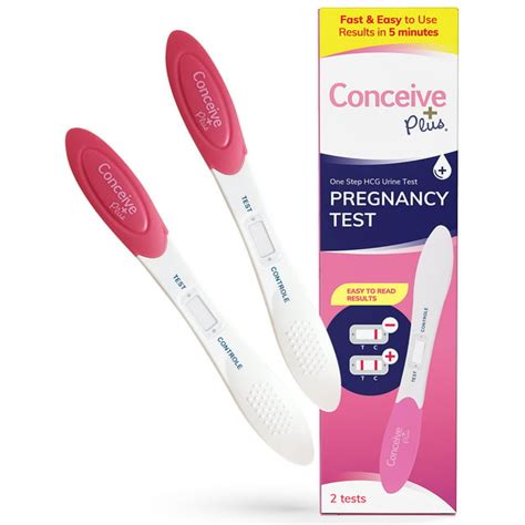 Conceive Plus Pregnancy Test 2 Pack Early Detection Pregnancy Test