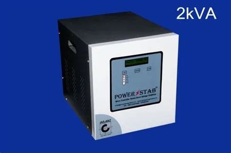 2kva Single Phase Servo Controlled Voltage Stabilizer 170 V 240 V At