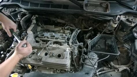 Замена свечей на камри