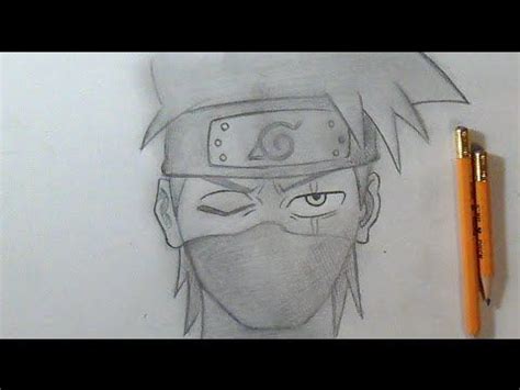 Paso a Paso Cómo dibujar a Kakashi Naruto How to Draw Kakashi by