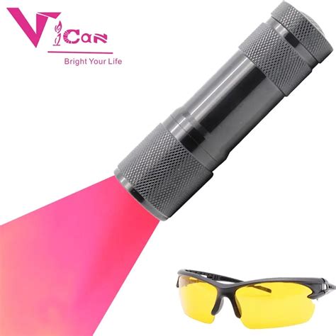 Aliexpress.com : Buy 625nm Red LED Flashlight Waterproof Torch Aluminum ...