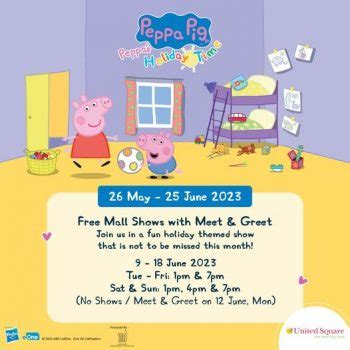 Jun Peppa Pig Free Mall Shows With Meet Greet At United