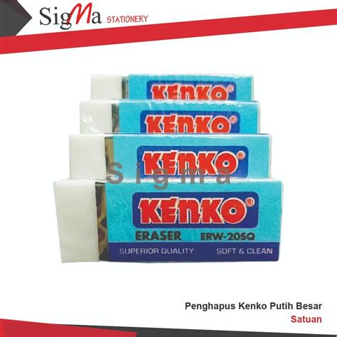 Jual Penghapus Pensil Kenko Putih Besar Pcs Shopee Indonesia