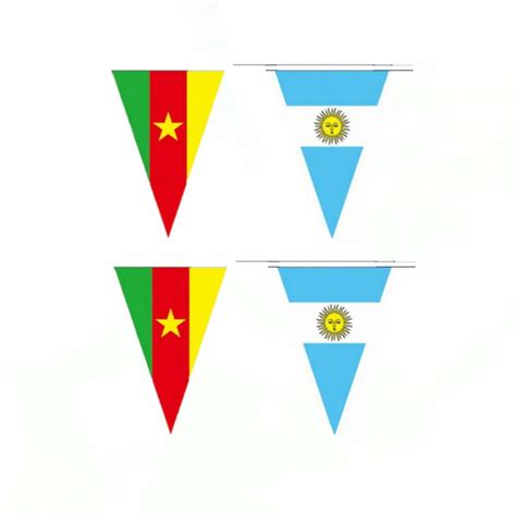 Internationale Vlaggetjes Lijn Slinger Meter Vlaggenlijnen Blokker