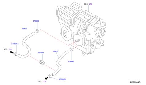 Nissan Rogue Radiator Hose Clamp 92527 9N00A Mossy Nissan Houston