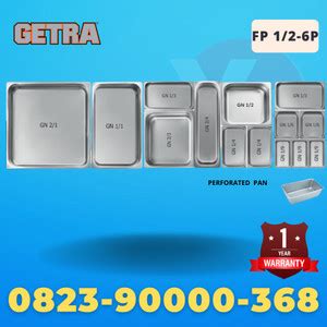 Jual GASTRONOM FOOD PAN GETRA FP 1 2 6P PERFORATED LOYANG MAKANAN